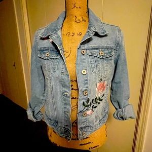 Denim Cropped Jacket